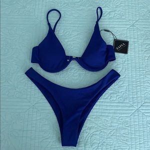 Cobalt blue bikini